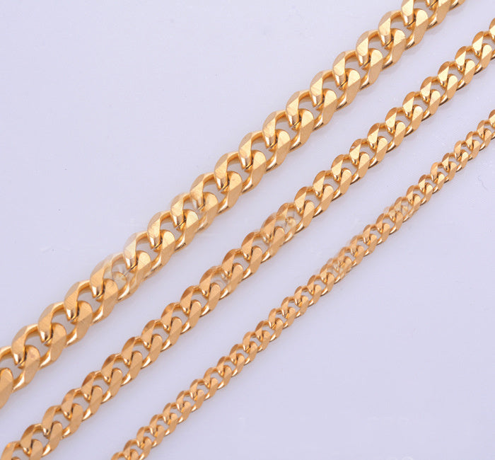 Men’s Stainless Steel Hexagonal Keel Chain – Bold & Modern Jewelry