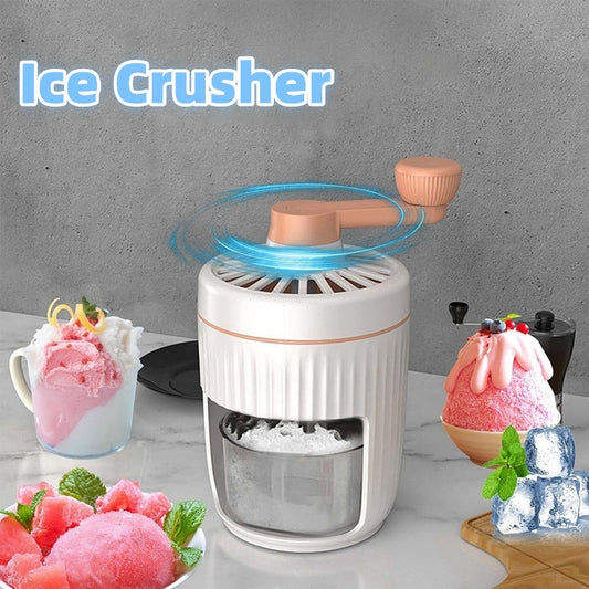Hand-Cranked Ice Shaving Machine