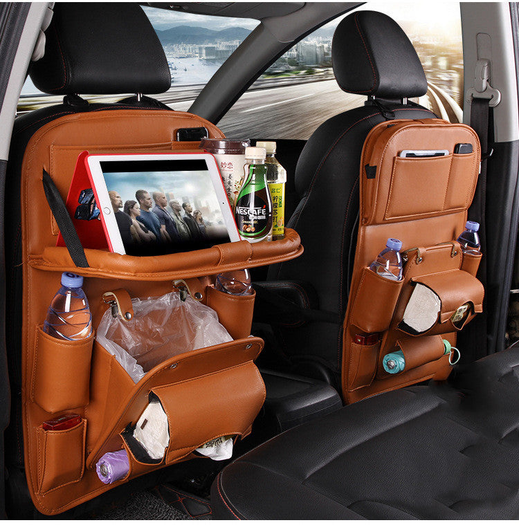 PU Leather Car Hanging Bag – Stylish Storage for a Clutter-Free Ride