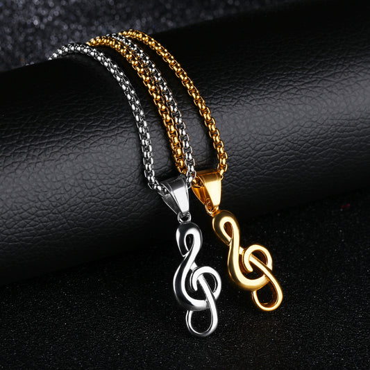 Music Note Pendant Necklace – Stylish Jewelry for Music Lovers