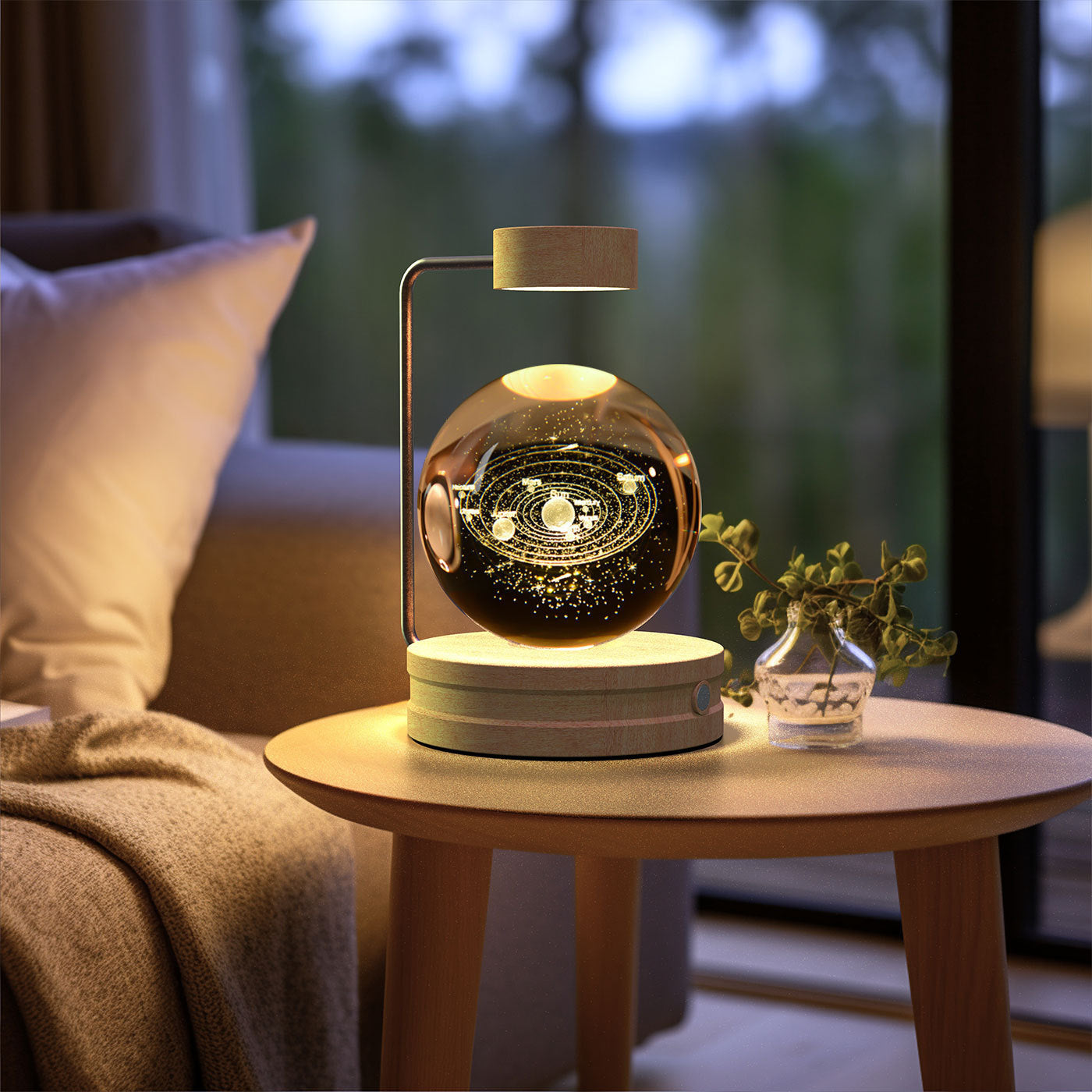 Crystal Ball  Night Lamp