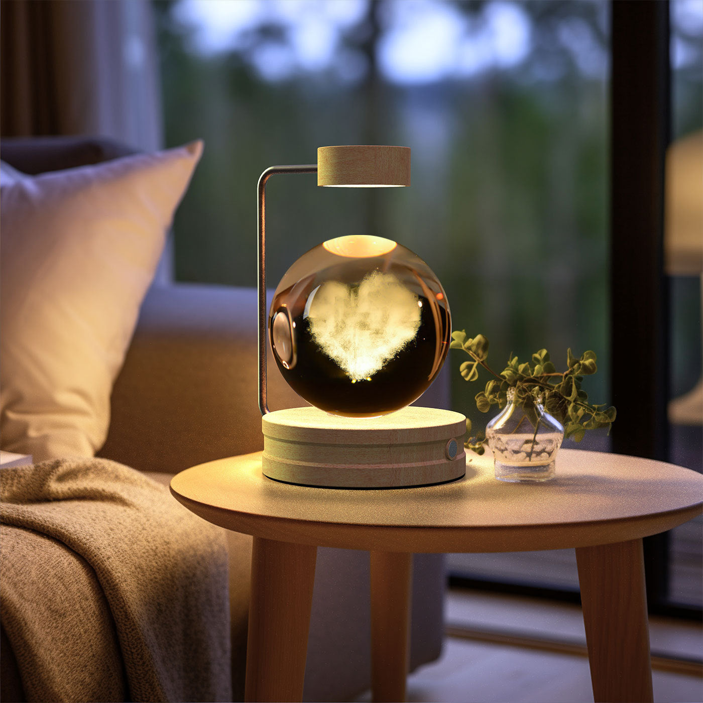 Crystal Ball  Night Lamp