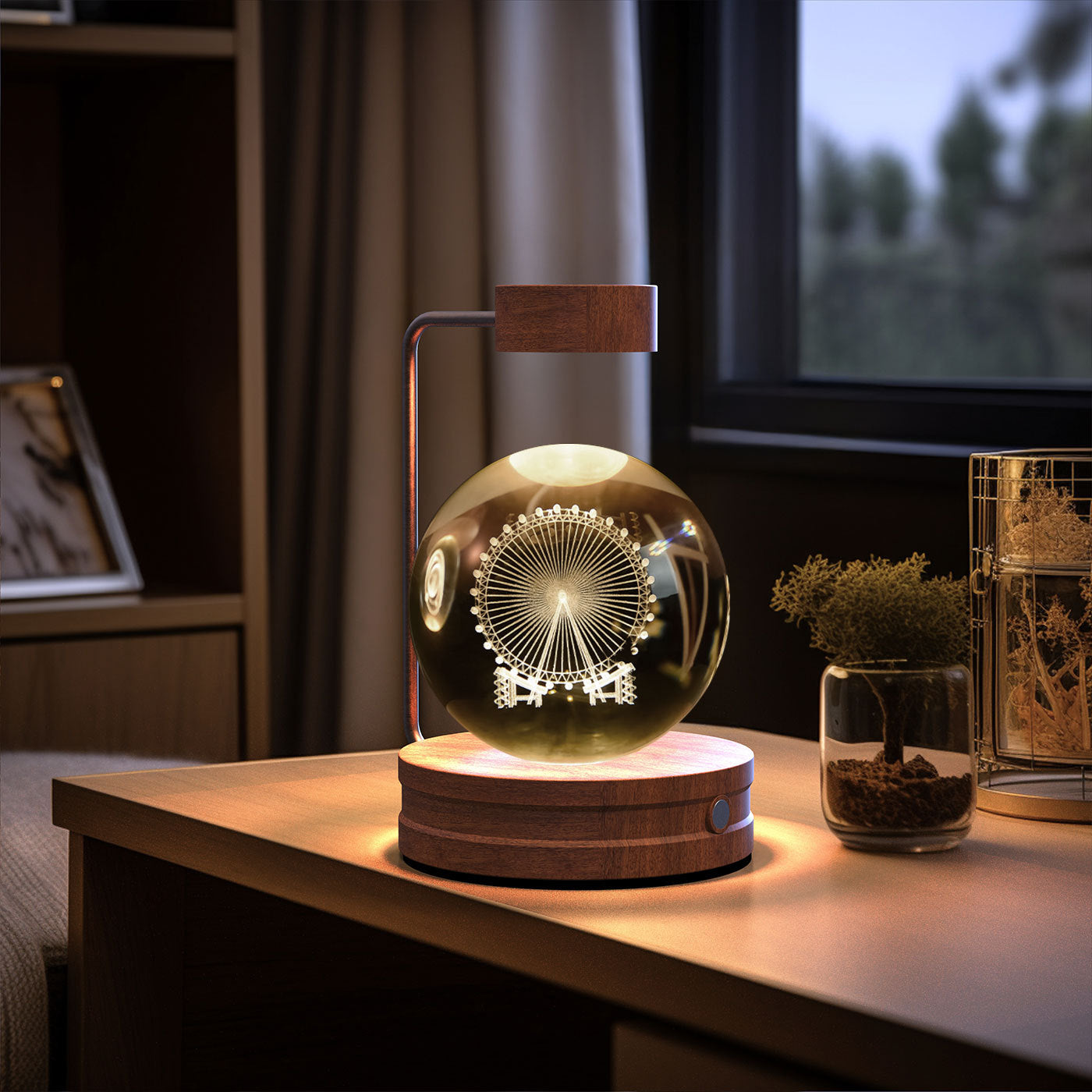 Crystal Ball  Night Lamp
