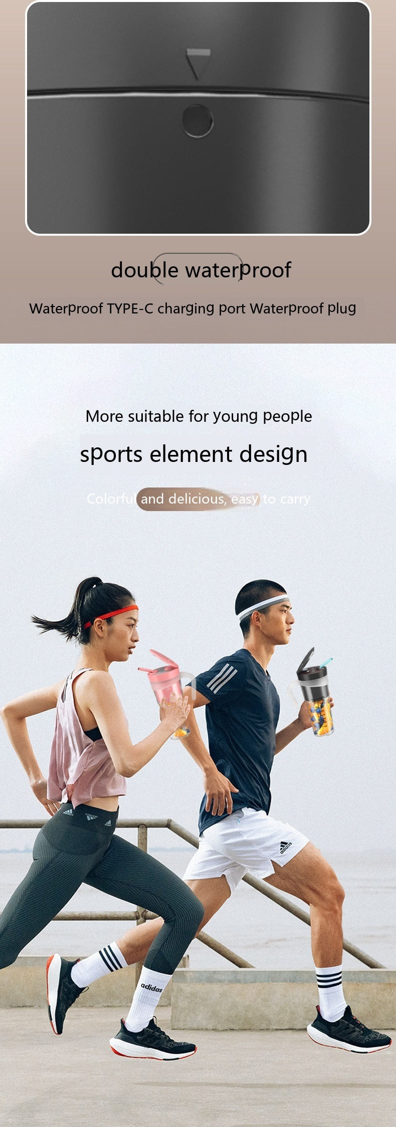 FreshBlend Go – Portable Juicer & Smoothie Cup