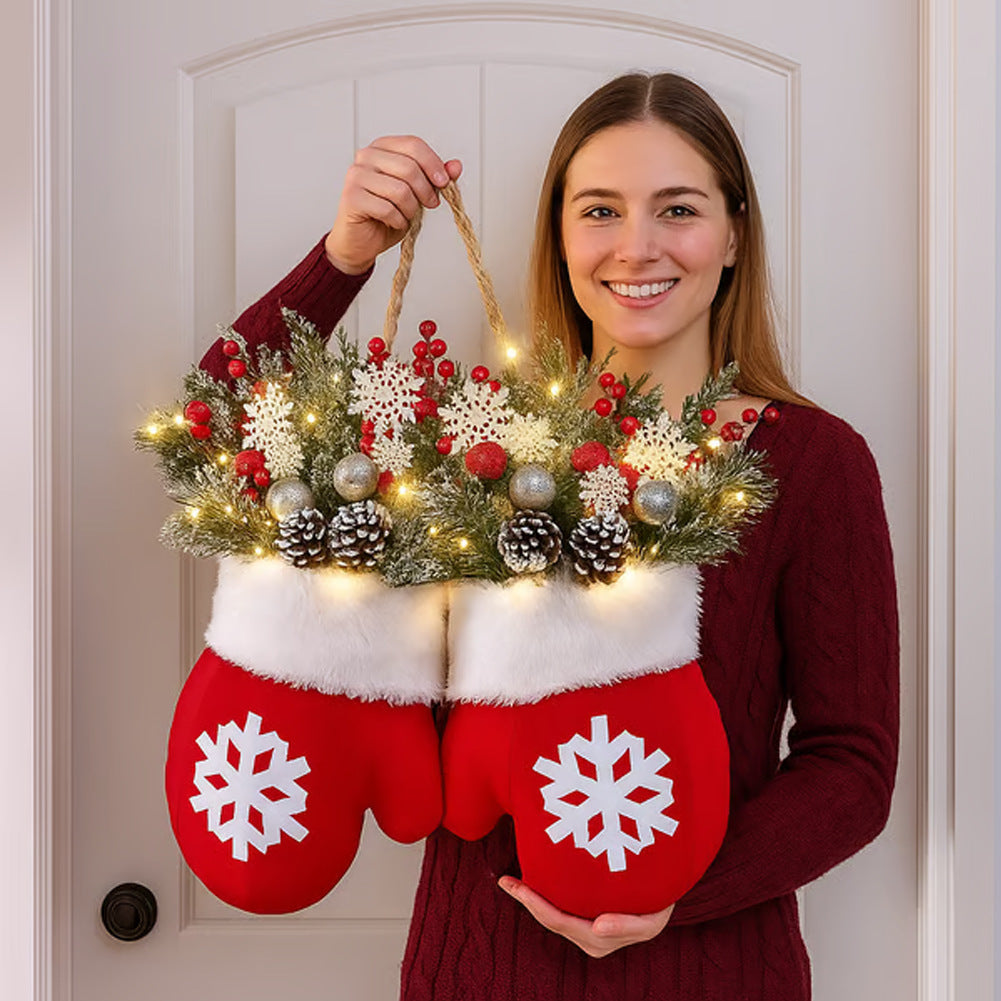 Christmas Candy Cane & Lollipop Hanging Ornaments – Festive Decorative Gloves Tree Accessories