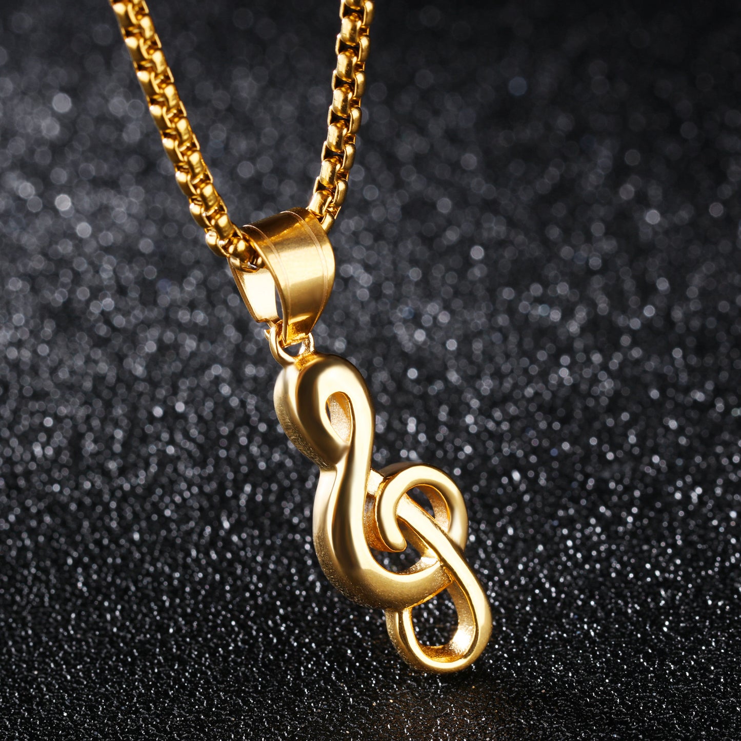 Music Note Pendant Necklace – Stylish Jewelry for Music Lovers