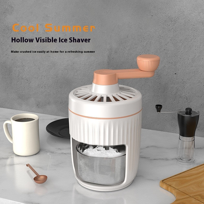 Hand-Cranked Ice Shaving Machine
