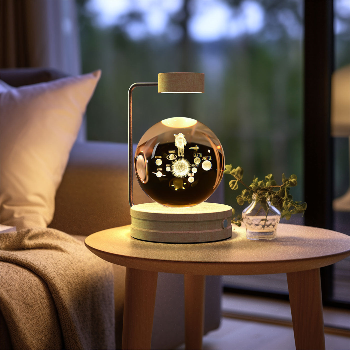 Crystal Ball  Night Lamp
