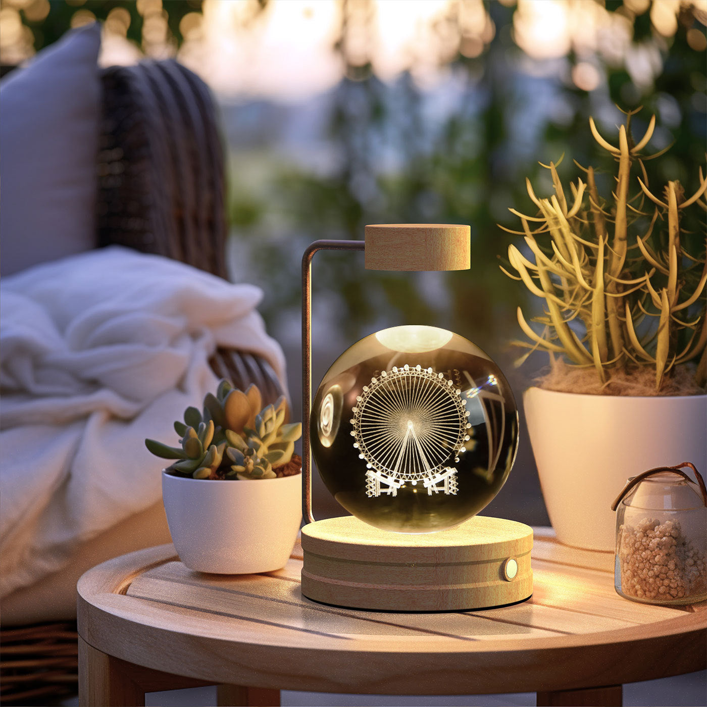 Crystal Ball  Night Lamp