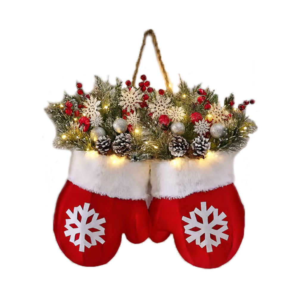Christmas Candy Cane & Lollipop Hanging Ornaments – Festive Decorative Gloves Tree Accessories