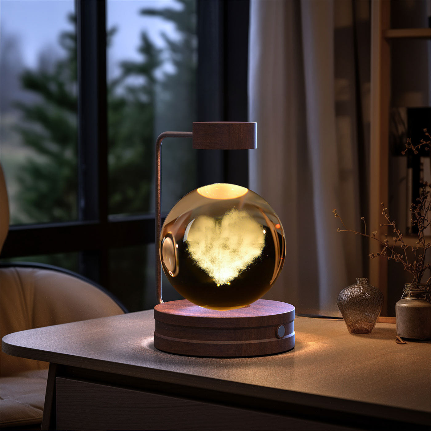 Crystal Ball  Night Lamp