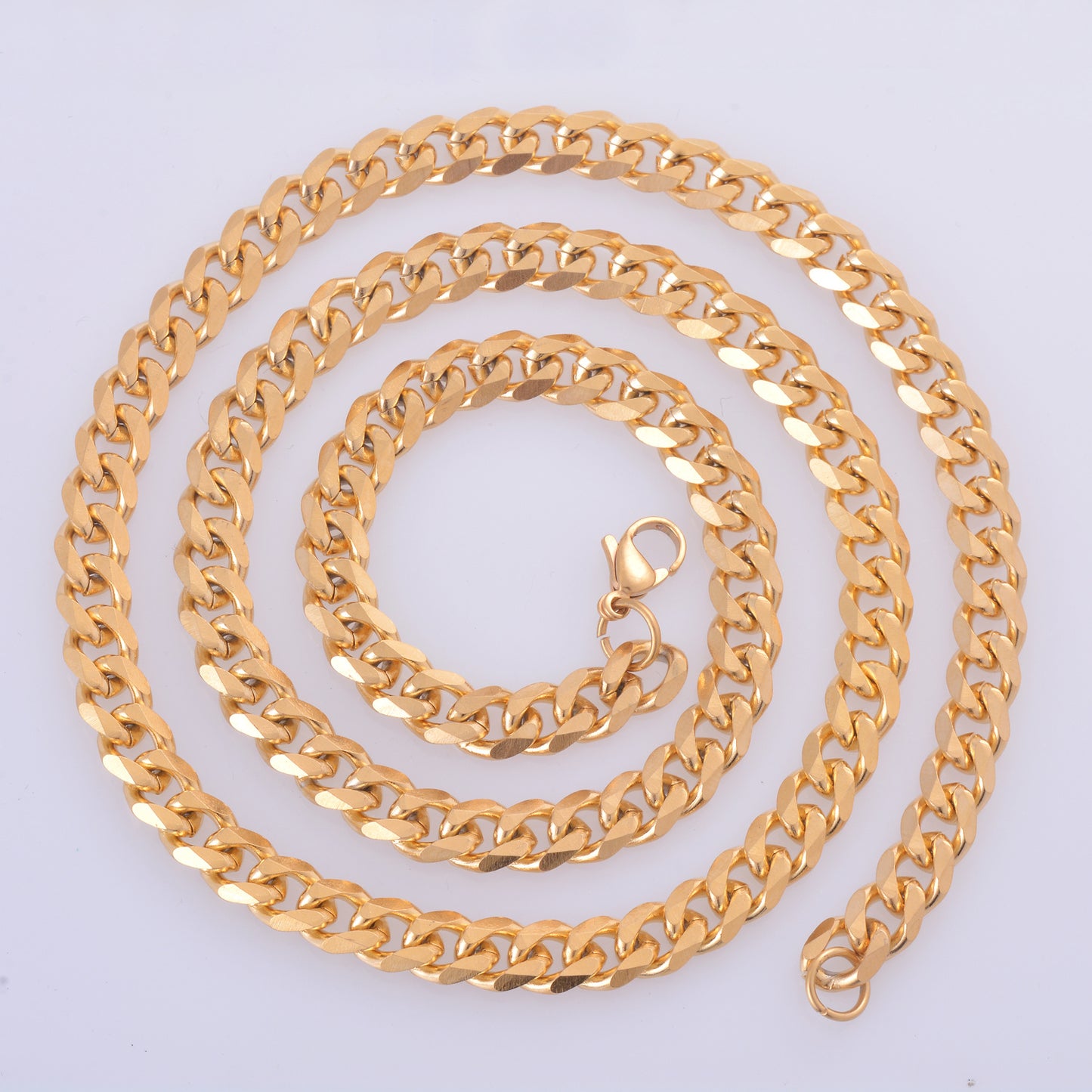 Men’s Stainless Steel Hexagonal Keel Chain – Bold & Modern Jewelry