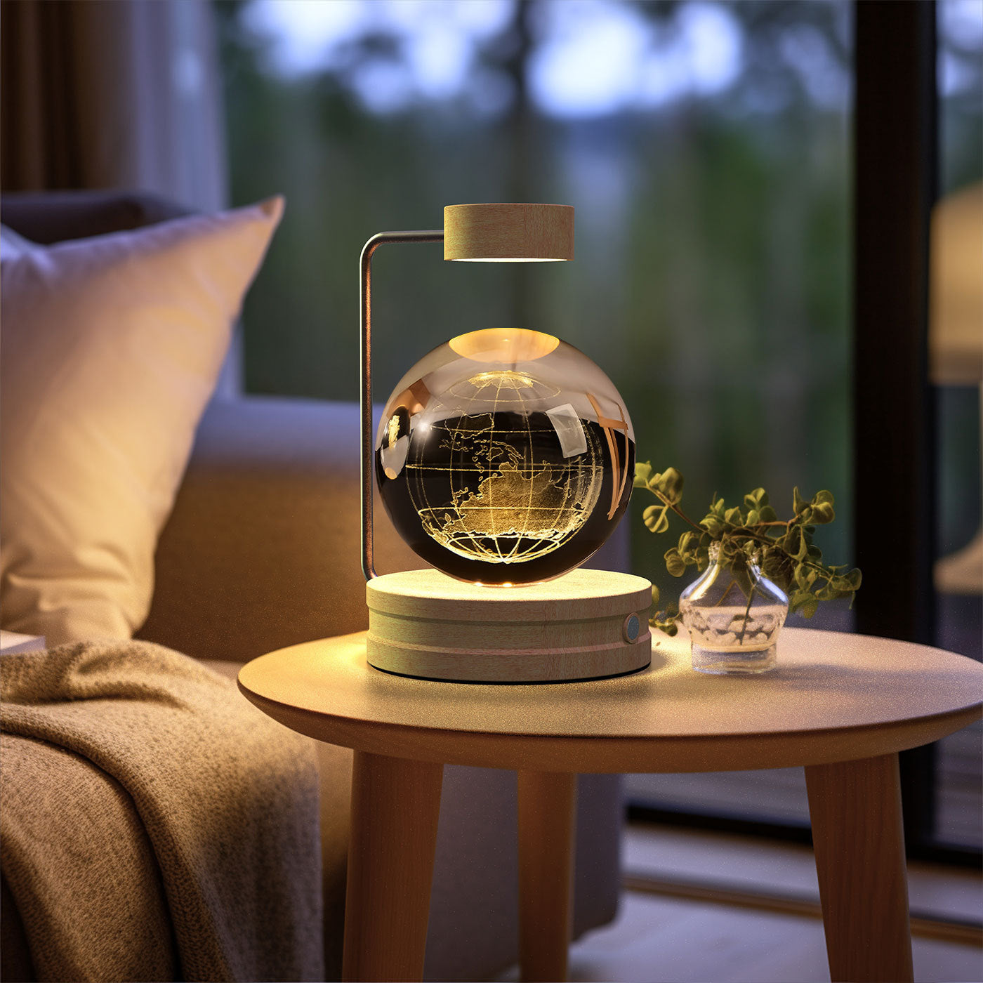 Crystal Ball  Night Lamp