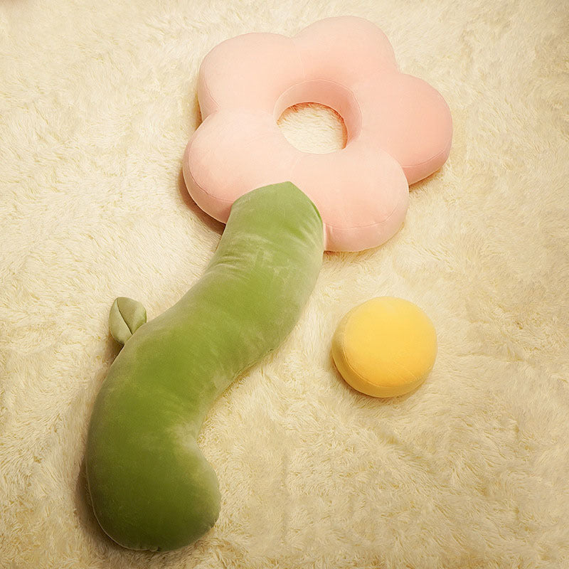 Daisy Rose Plush Leg Pillow