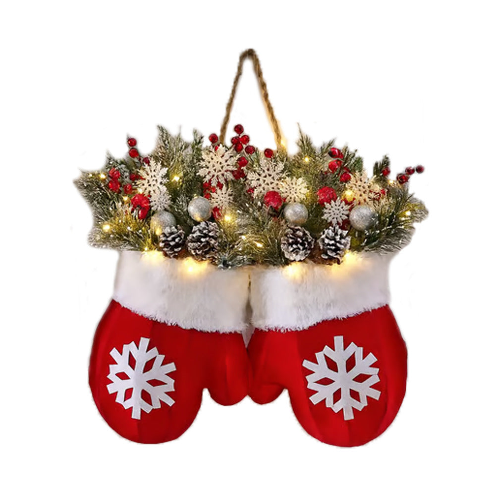 Christmas Candy Cane & Lollipop Hanging Ornaments – Festive Decorative Gloves Tree Accessories