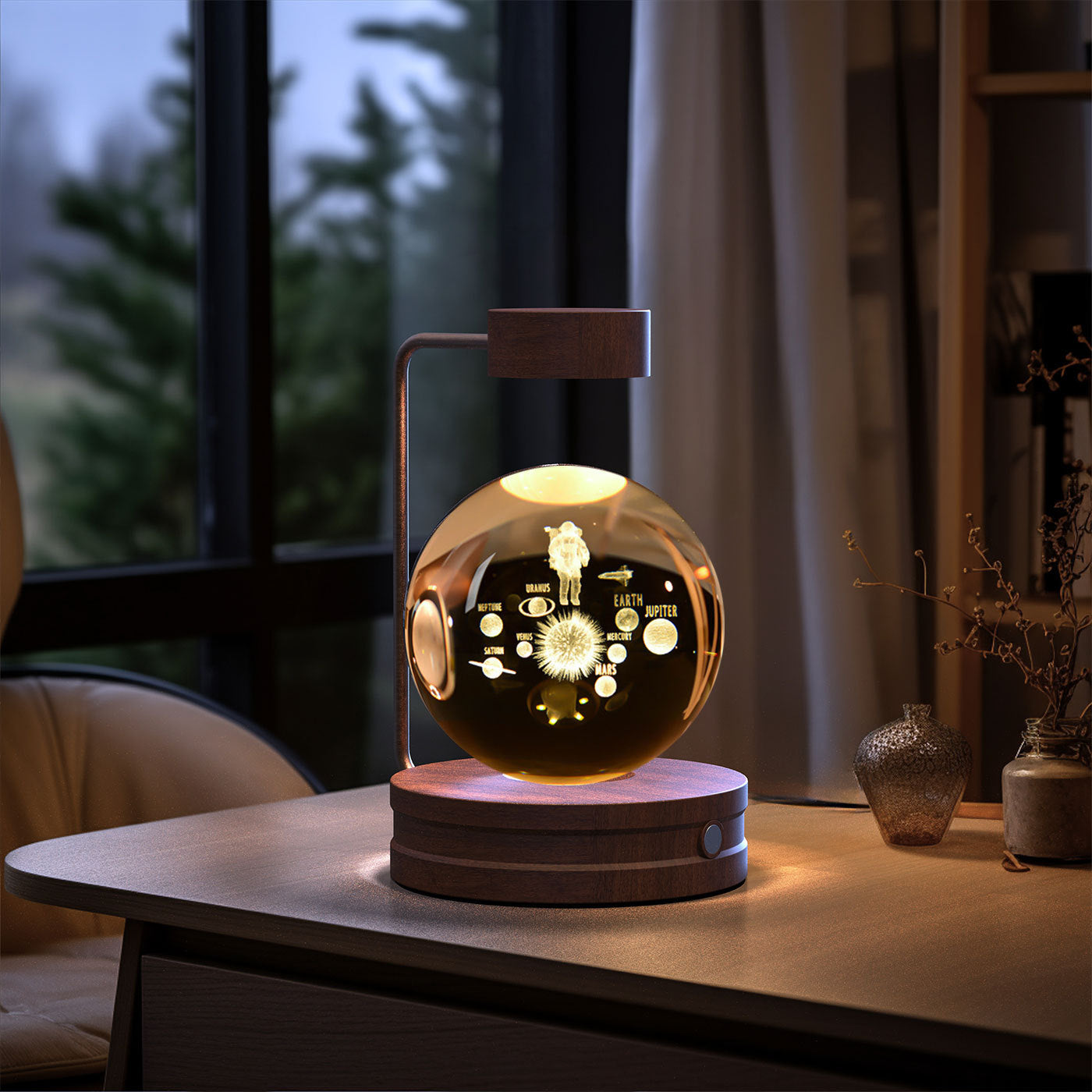 Crystal Ball  Night Lamp