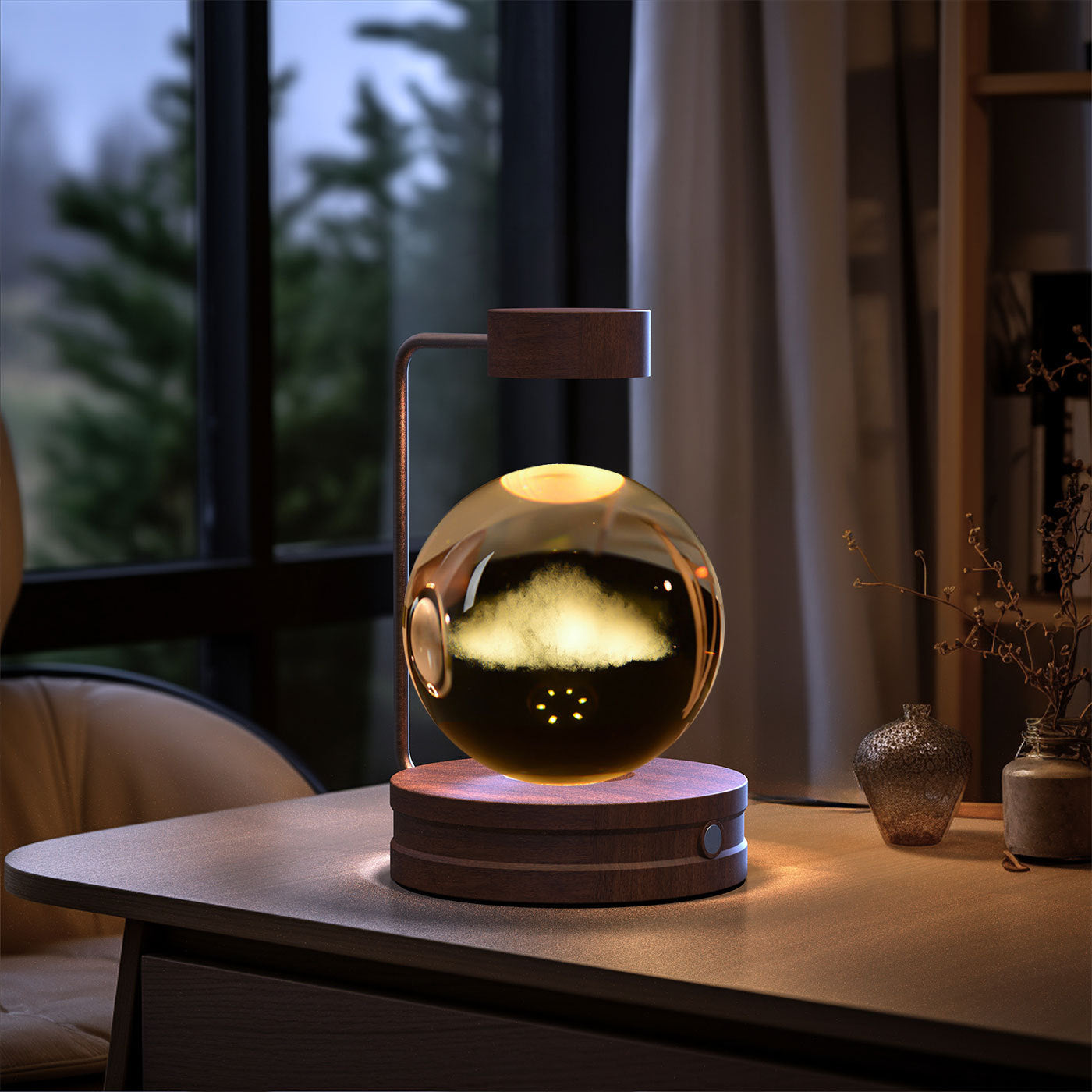 Crystal Ball  Night Lamp