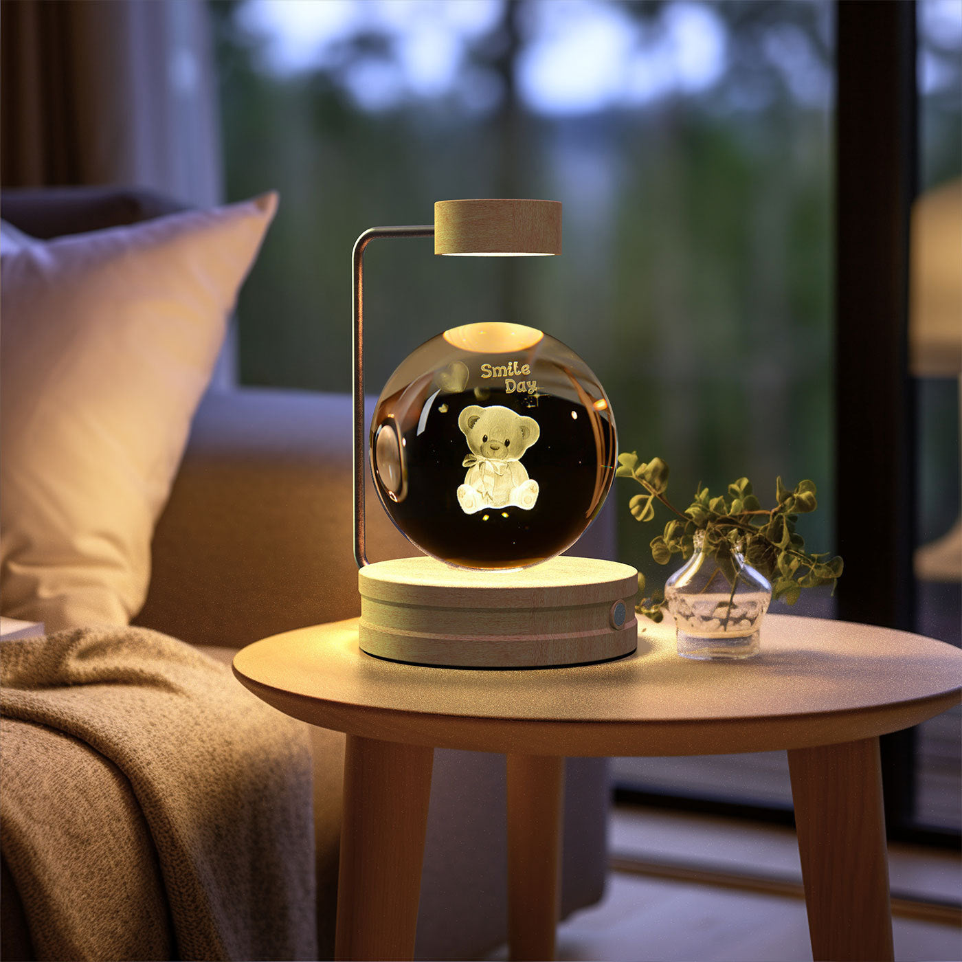 Crystal Ball  Night Lamp