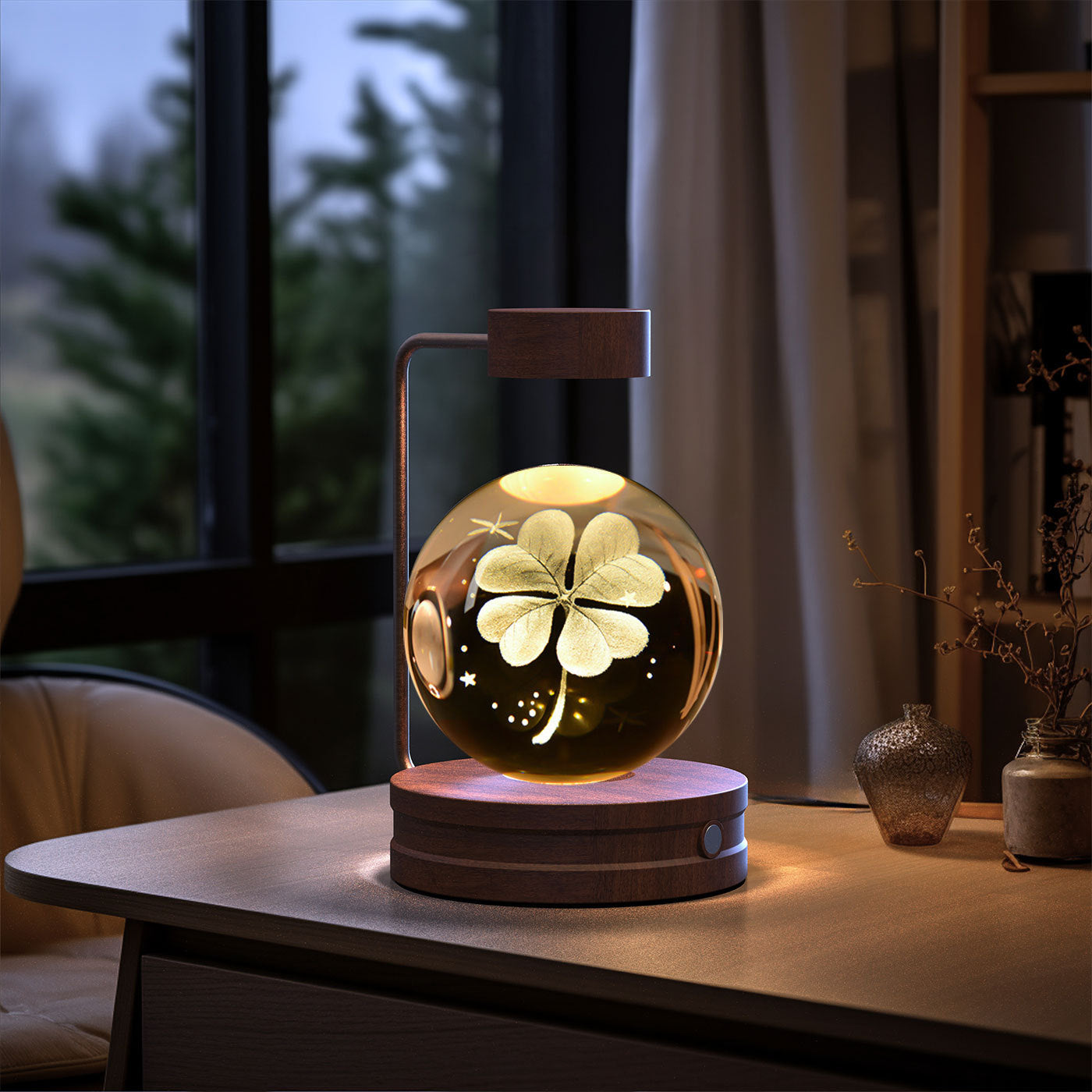 Crystal Ball  Night Lamp