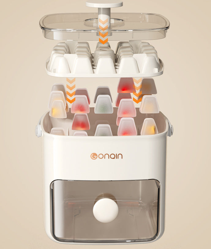 Portable Ice Maker Tray – Easy Ice Cubes Anytime, Anywhere!