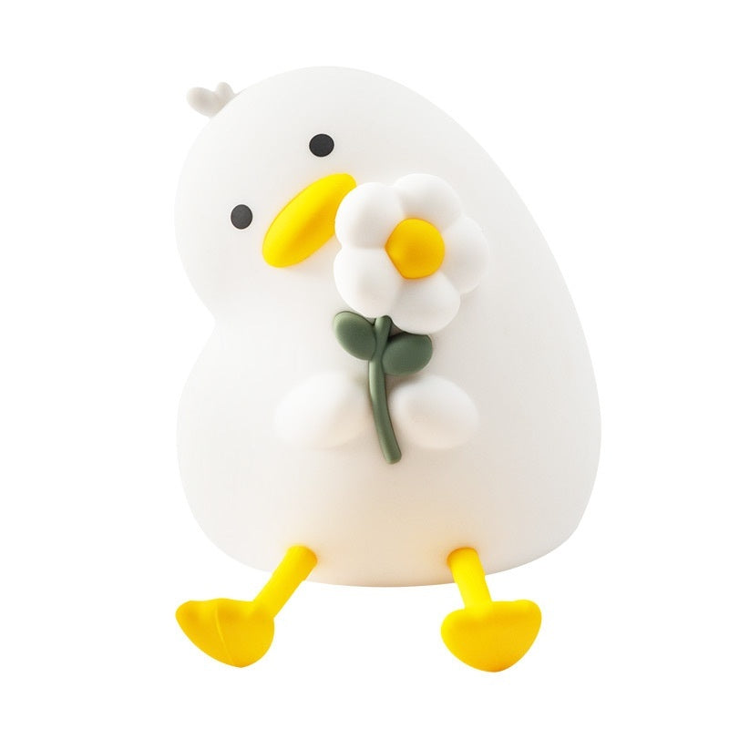 Vitality Flower Duck USB Night Light – Bring Whimsy to Your Space!