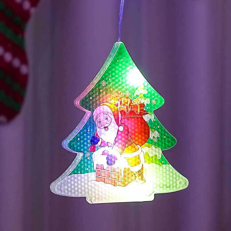 Christmas Curtain Lights – Holiday Ambient Fairy String Lights with Rubber-Covered Wire