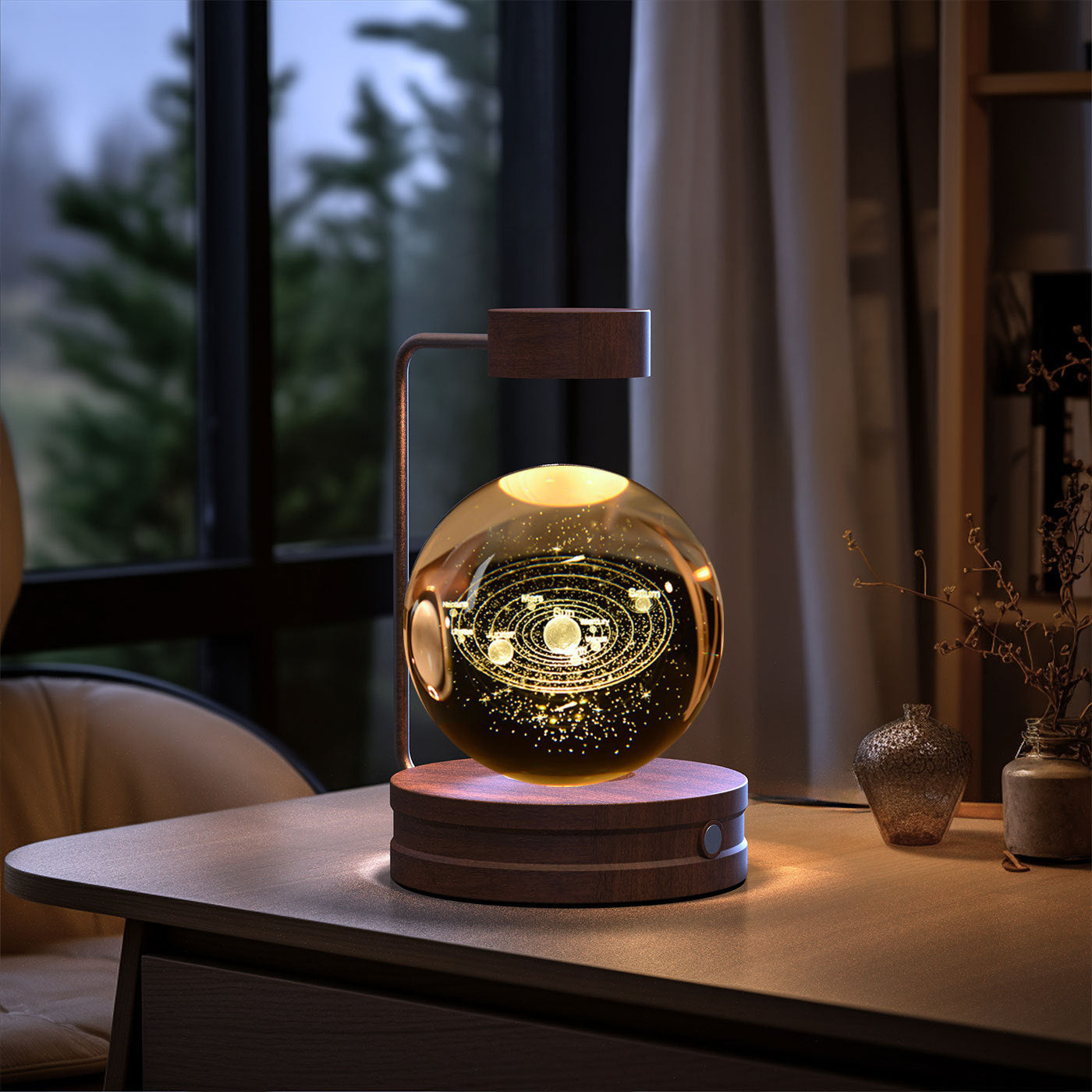 Crystal Ball  Night Lamp