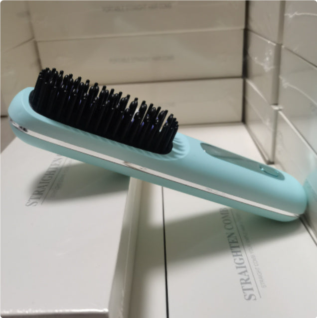2-In-1 Straight Hair Comb | Wireless Hair Straightener Brush