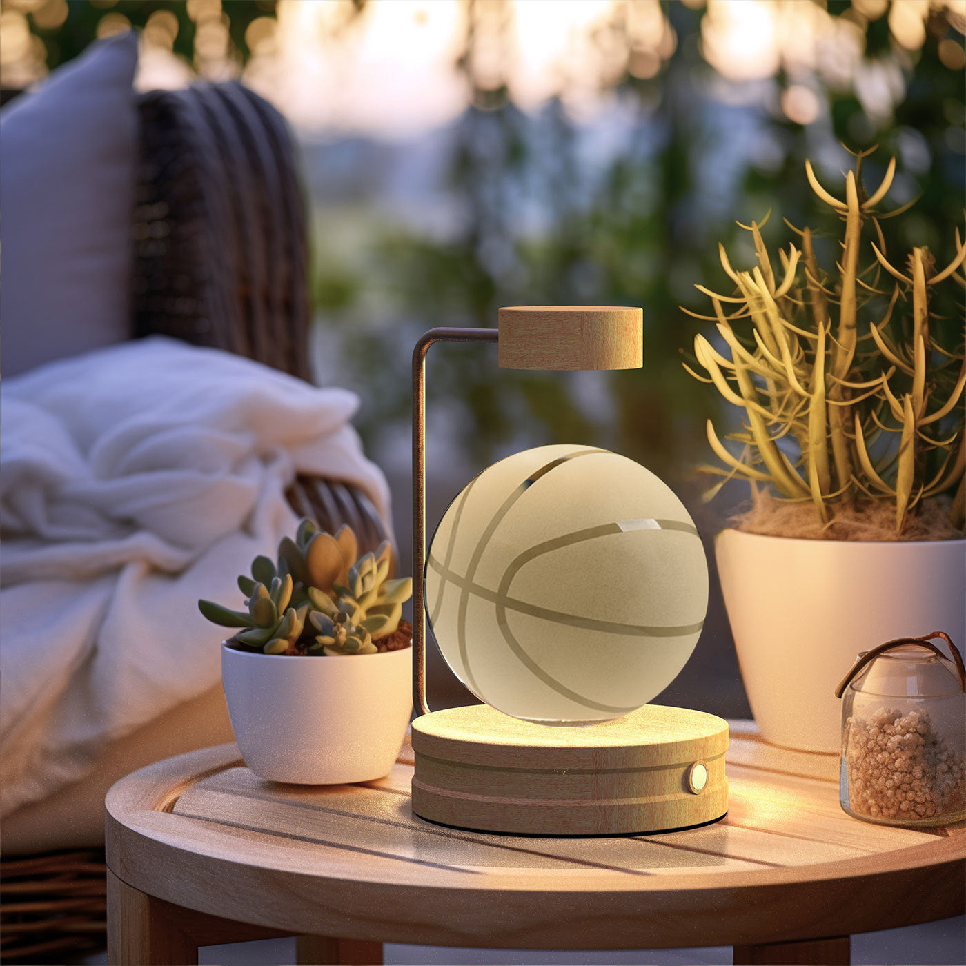Crystal Ball  Night Lamp