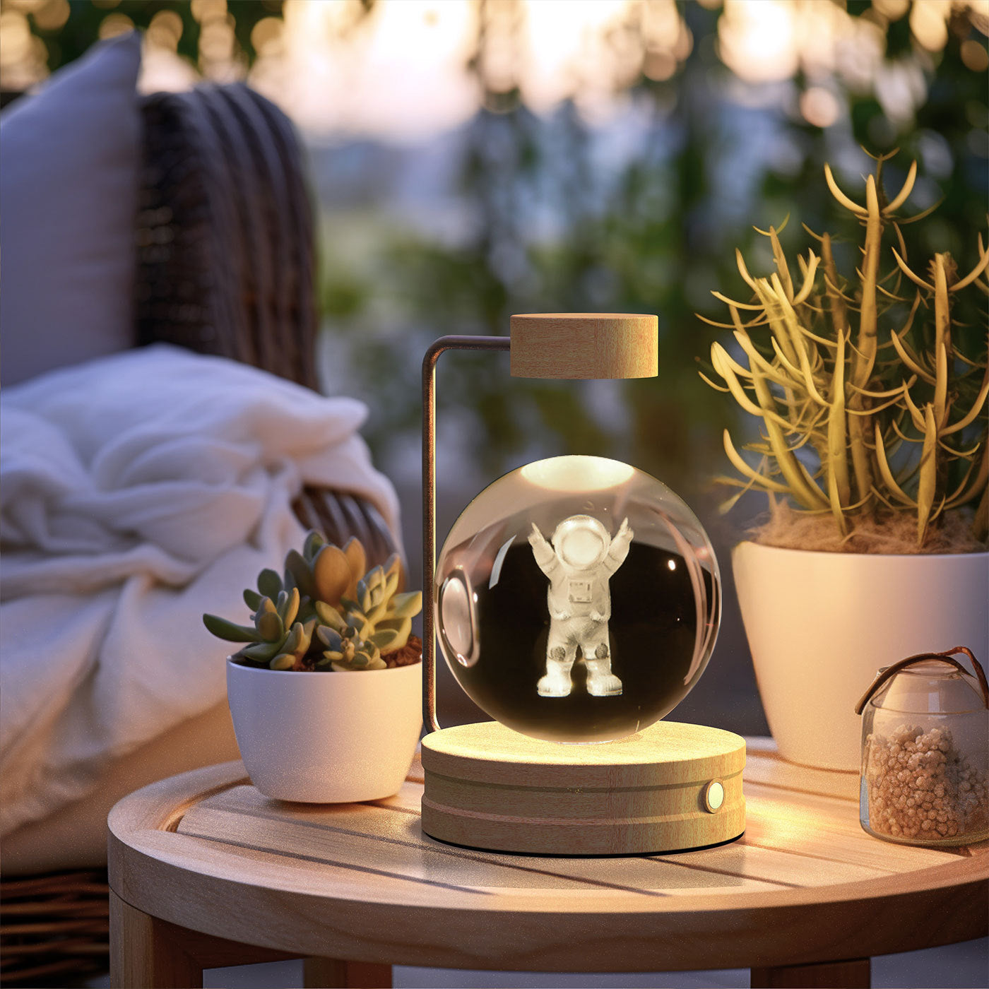 Crystal Ball  Night Lamp