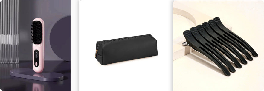 2-In-1 Straight Hair Comb | Wireless Hair Straightener Brush