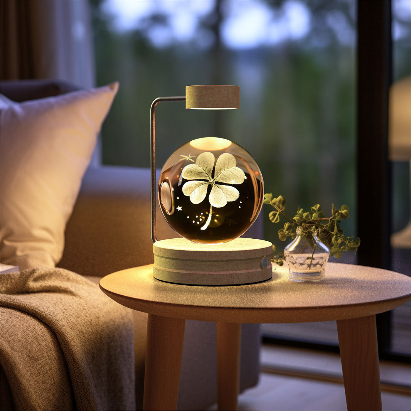 Crystal Ball  Night Lamp