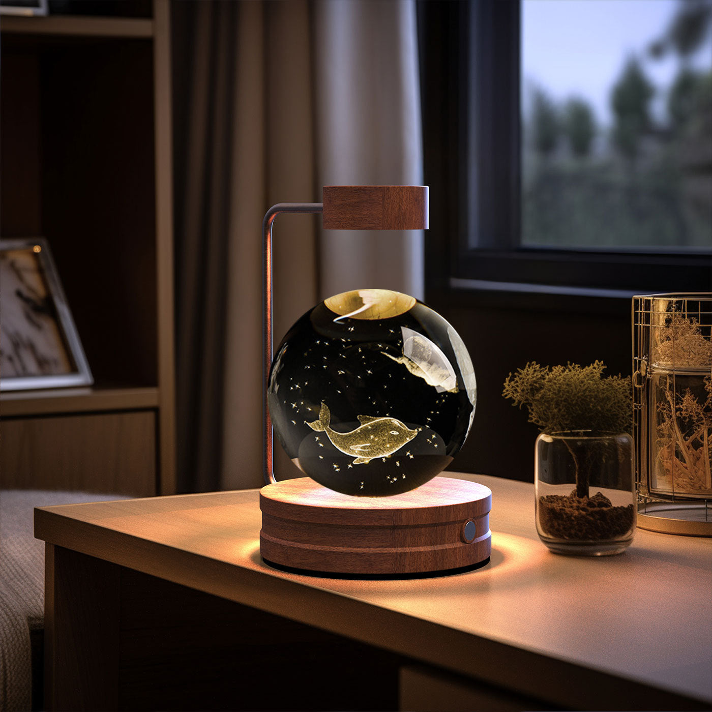 Crystal Ball  Night Lamp