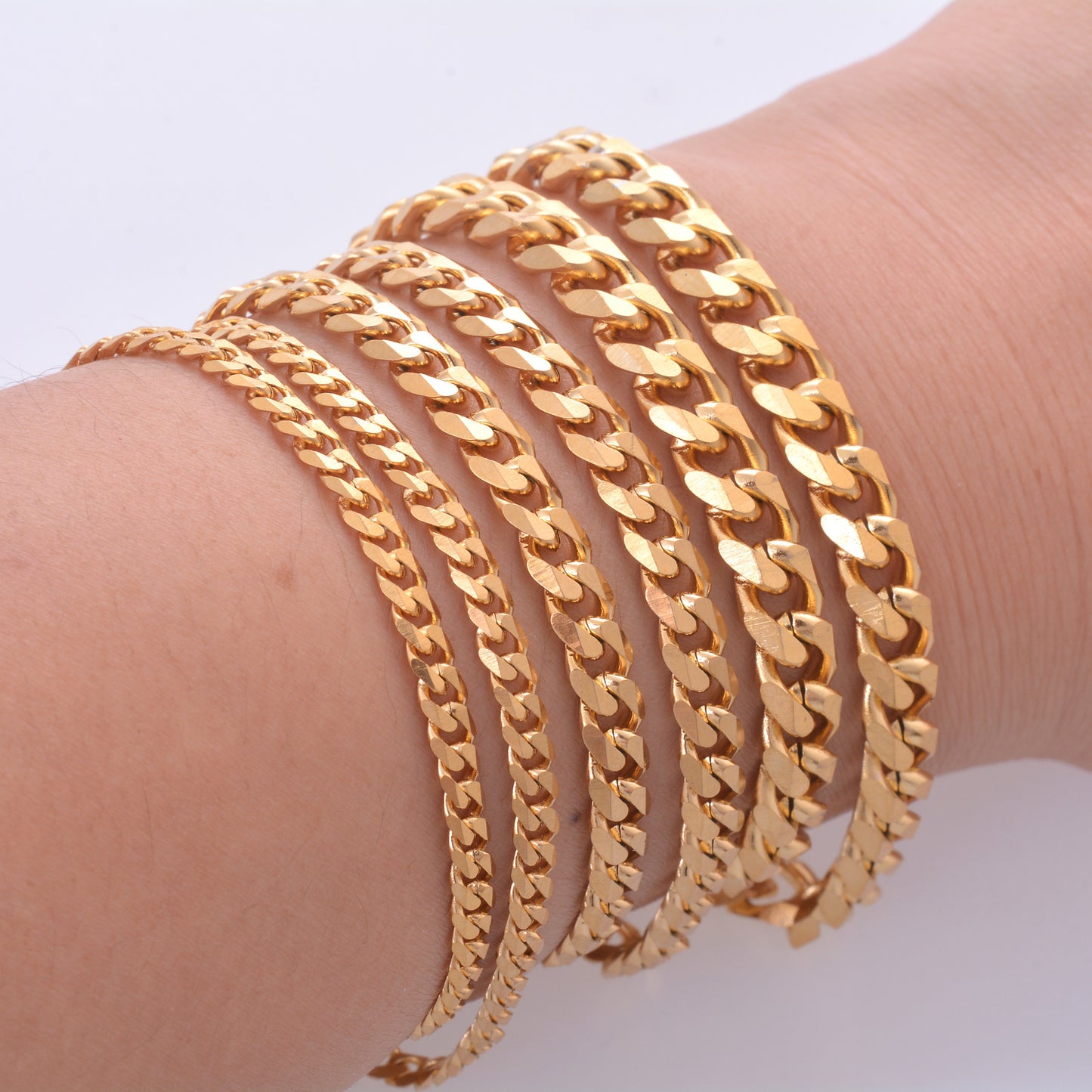 Men’s Stainless Steel Hexagonal Keel Chain – Bold & Modern Jewelry