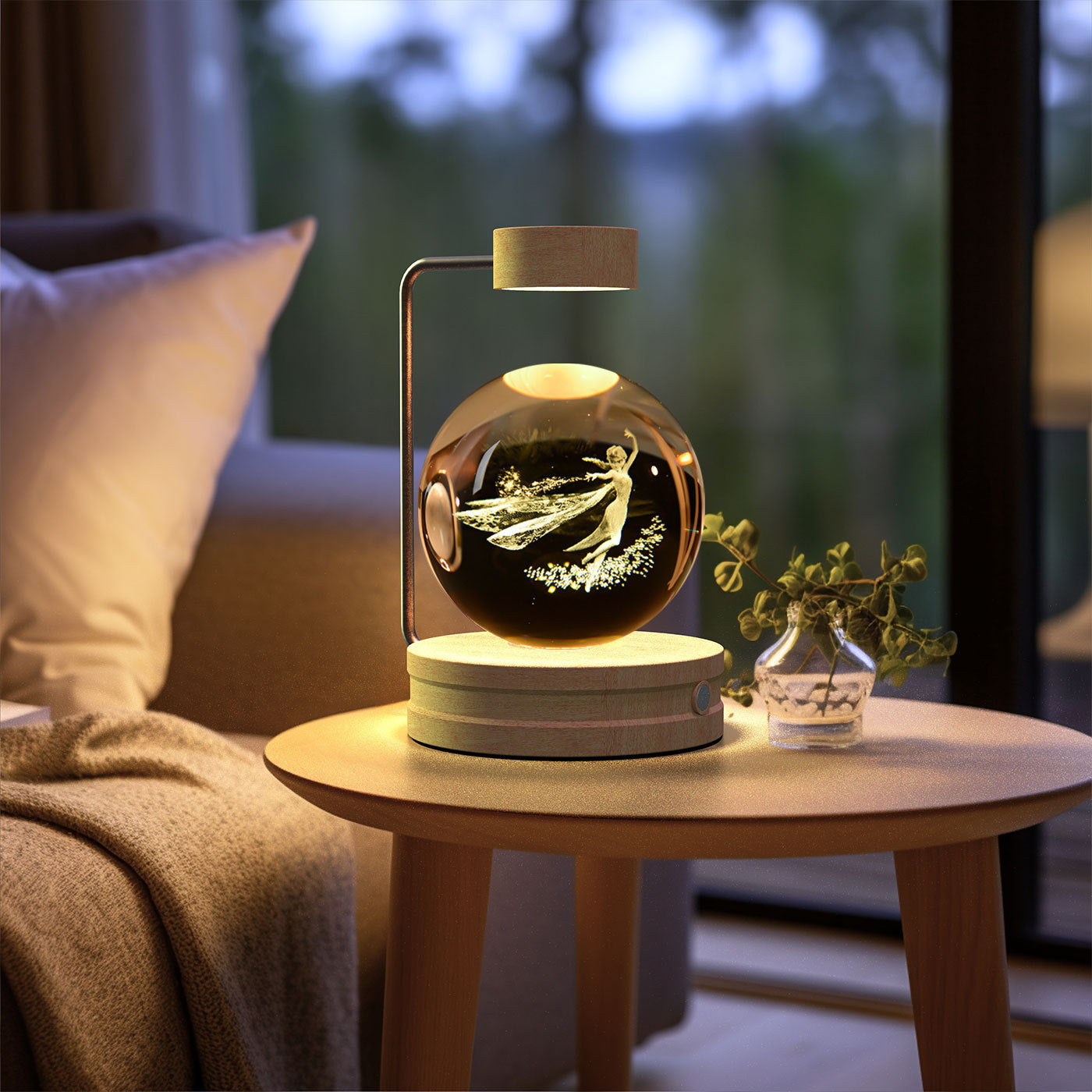 Crystal Ball  Night Lamp